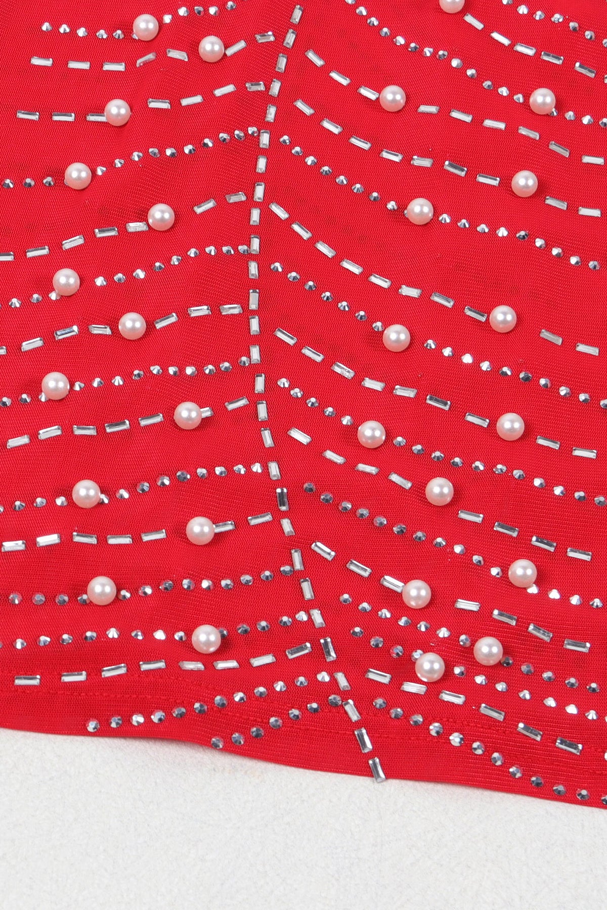 Rhinestone Bodycon Mini Dresses