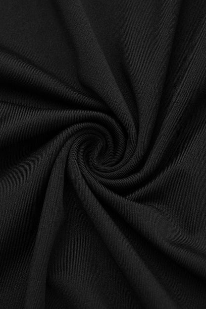 Grommet-Detail Long-Sleeve Mini Dress