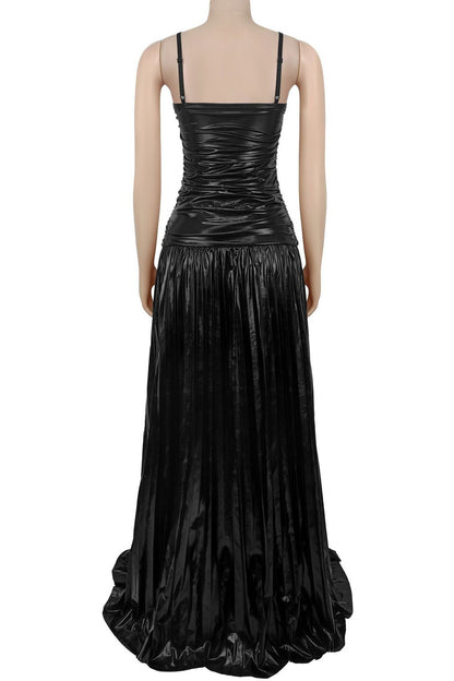 Pleated Loose Maxi Dress