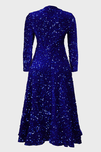 Sequin Long Sleeve Dresses