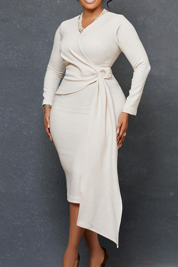 Side Knot Bodycon Dress