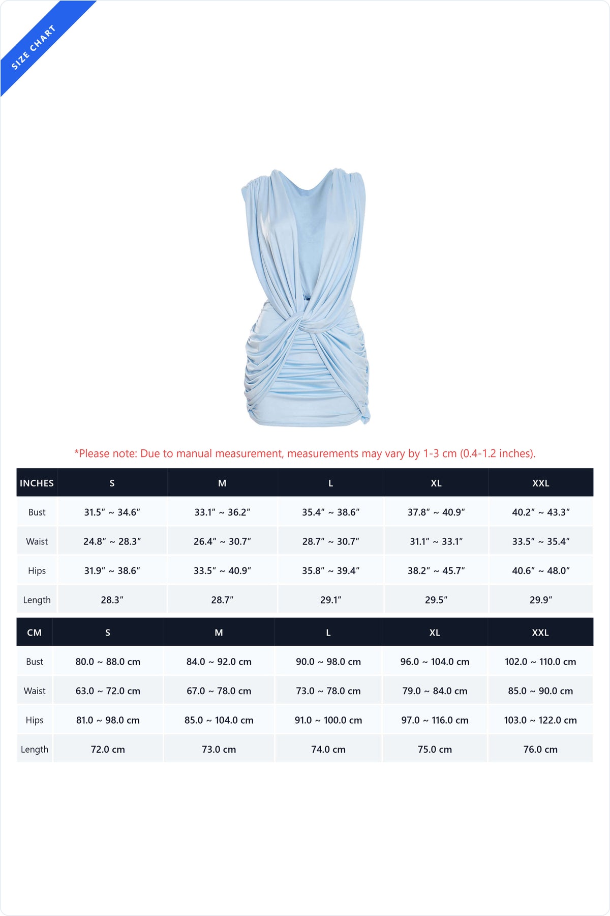 Plunging Twist Front Backless Mini Dress