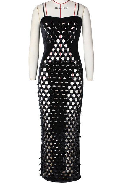 Circular Cutouts Bodycon Dresses