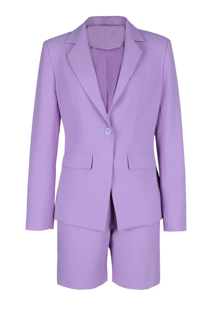 Tailored Blazer & Short Suit Set
