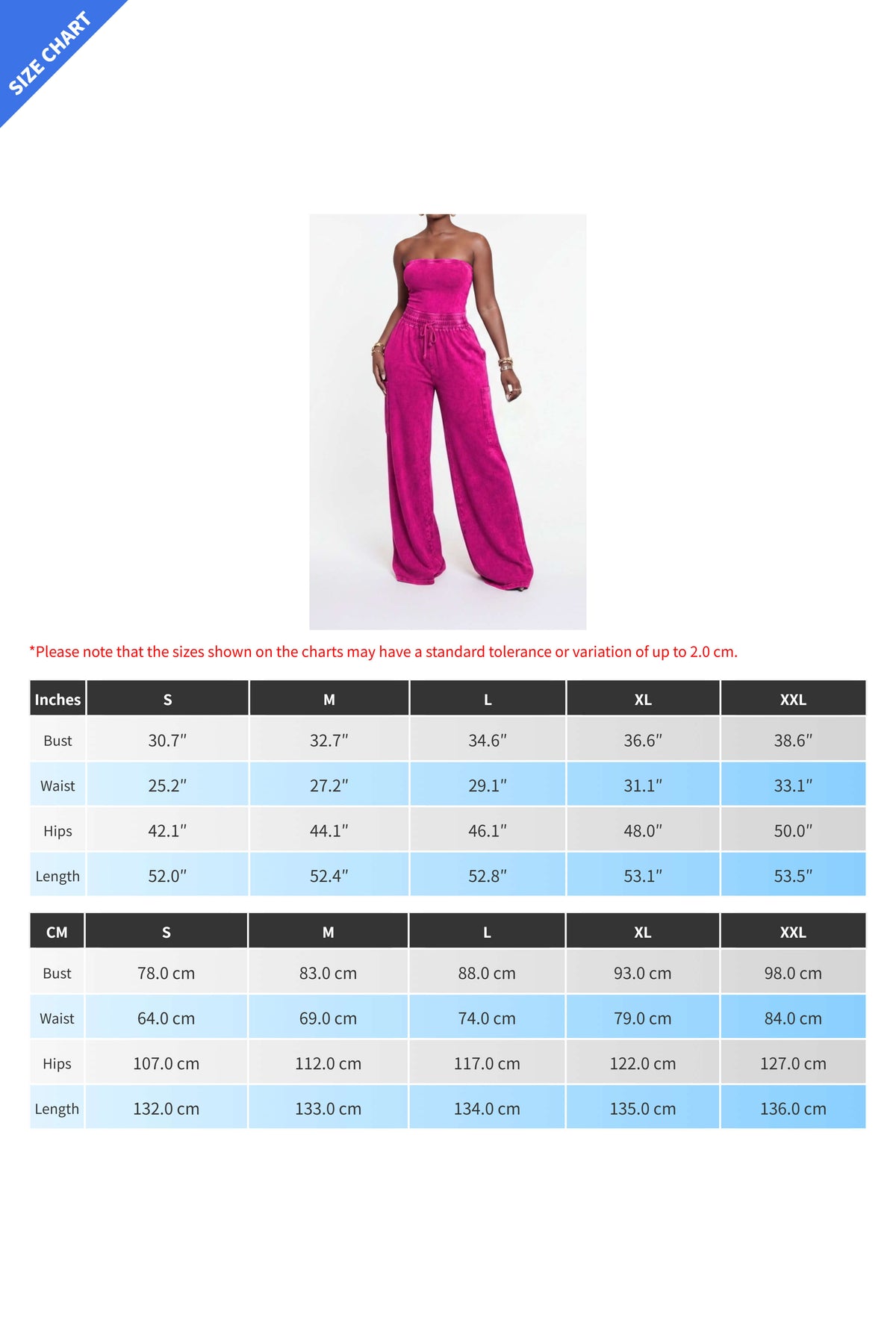 Mineral Wash Bandeau Cargo Jumpsuit