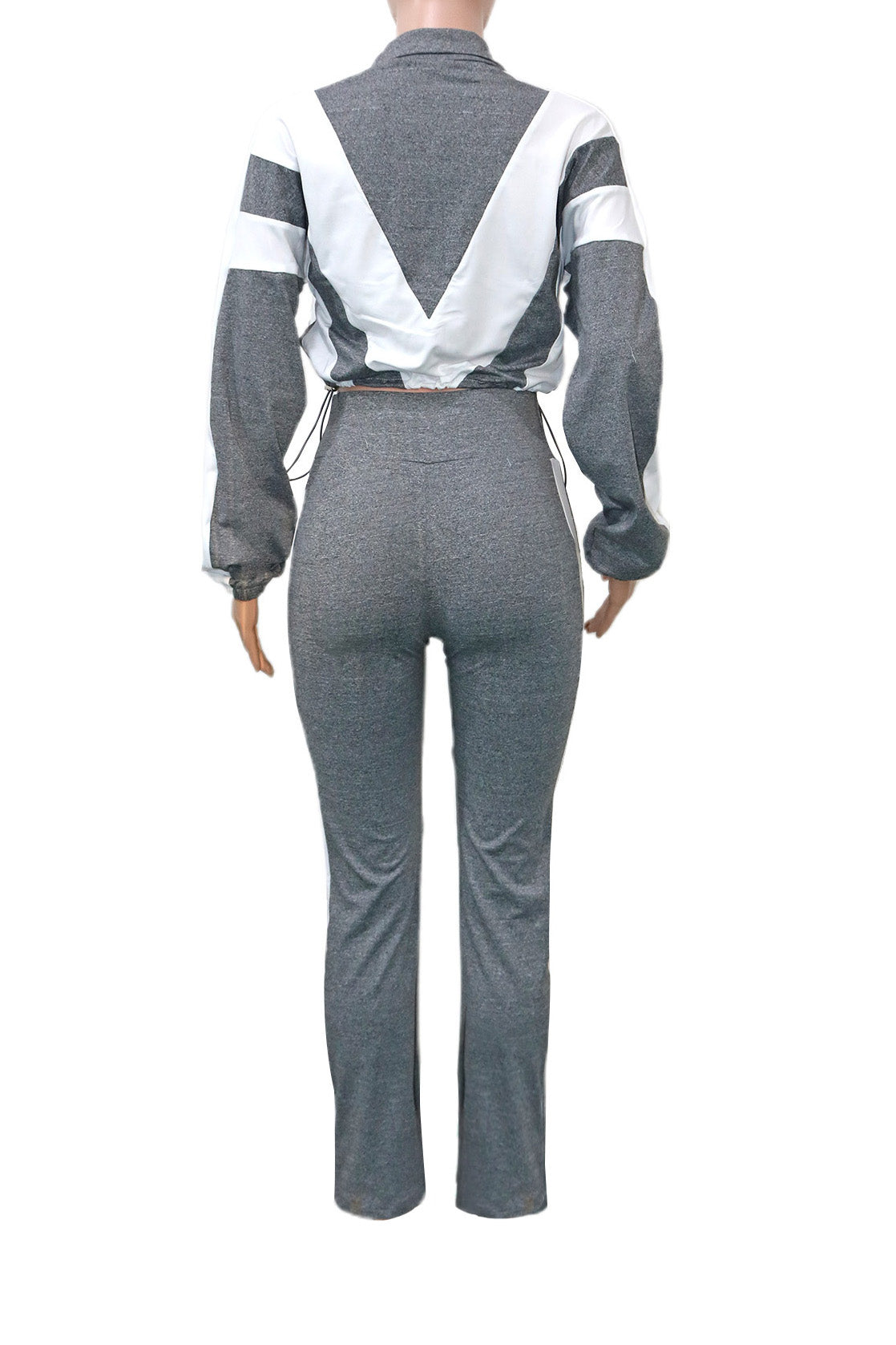 Sporty Color Block 2-Piece Tracksuit