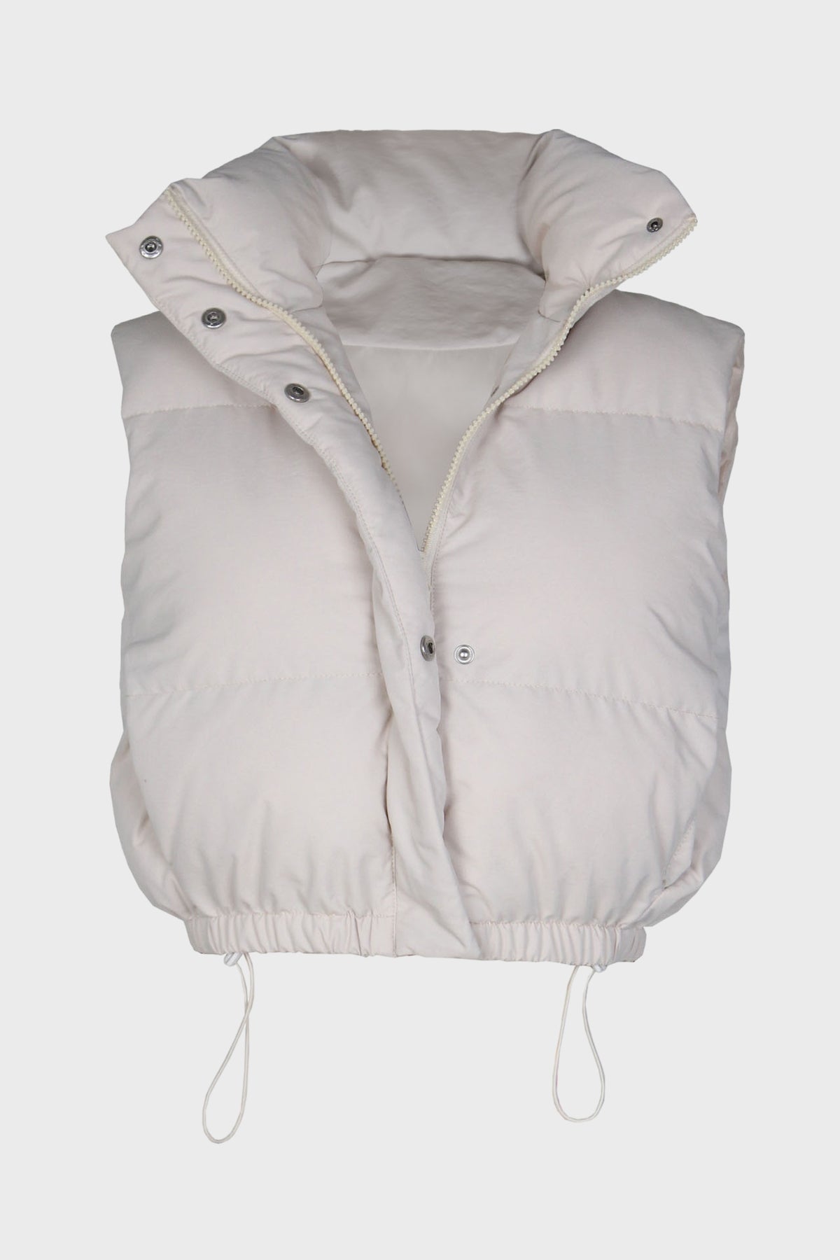 Cropped Puffer Vest