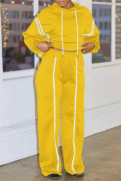 Stripe Hoodie & Pants Set