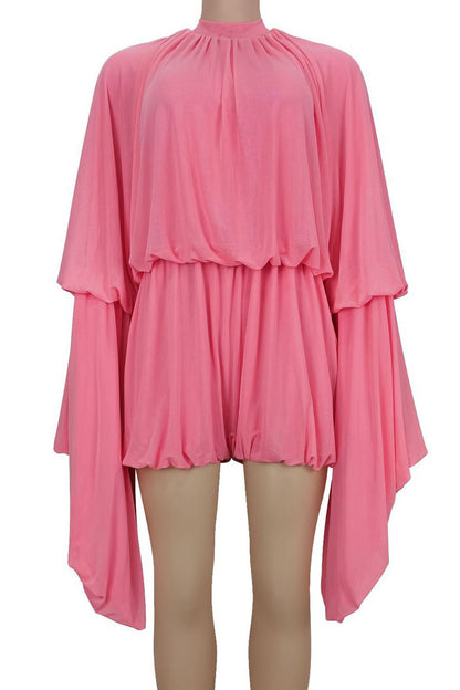 Dream Ruffle Draped Romper