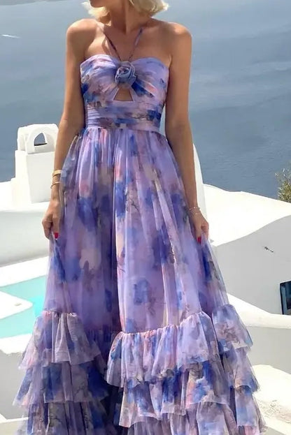 Ruffled Tiered Maxi Dress