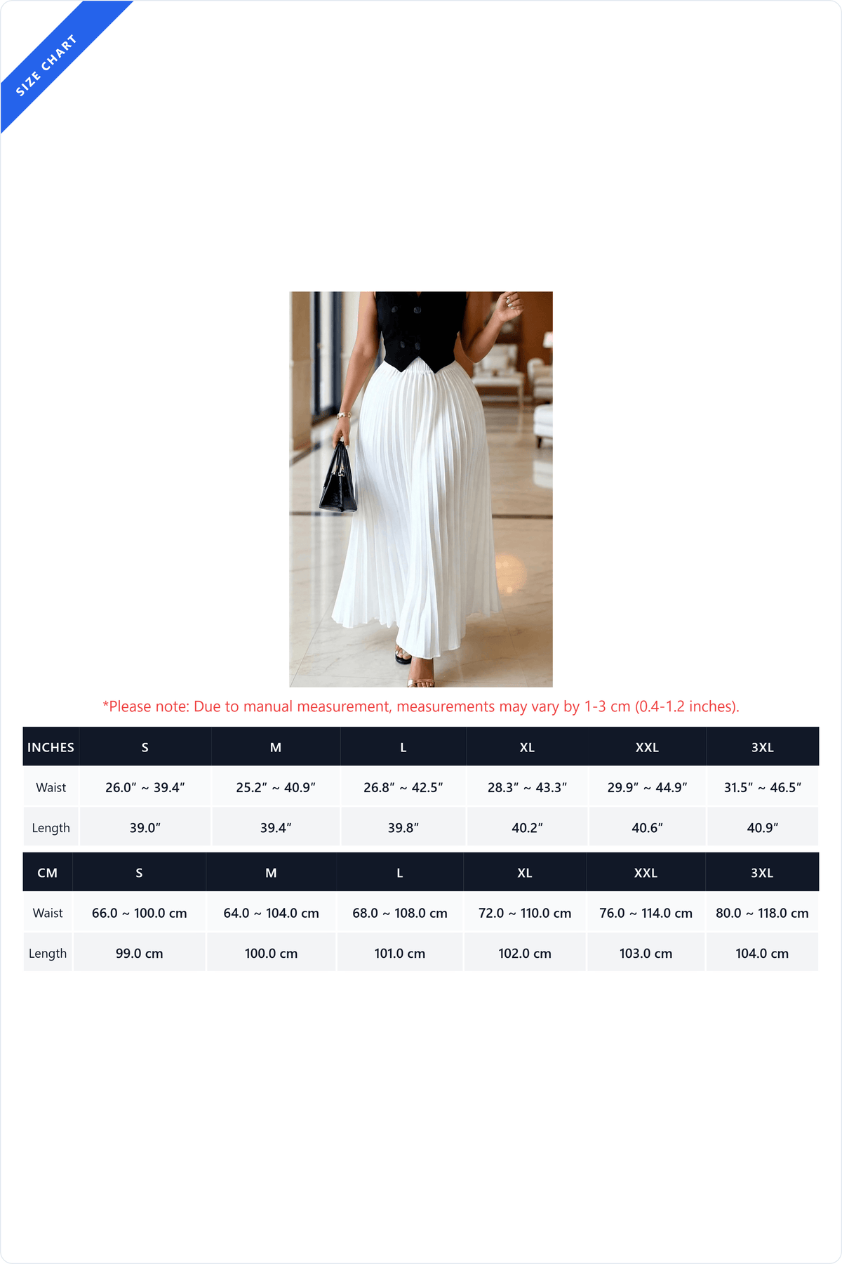 High Waist Pleated Maxi Skirt