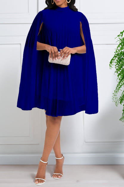 Pleats All Day Batwing Dress