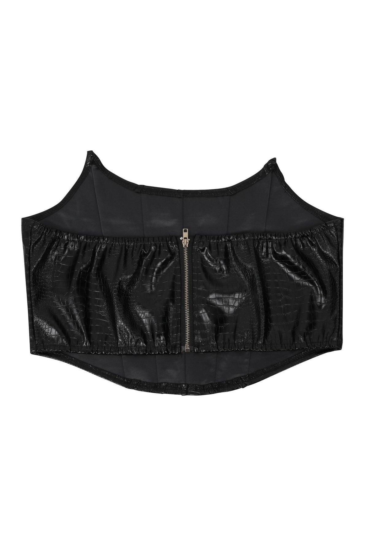 Corset Cutout PU Leather Cargo Set
