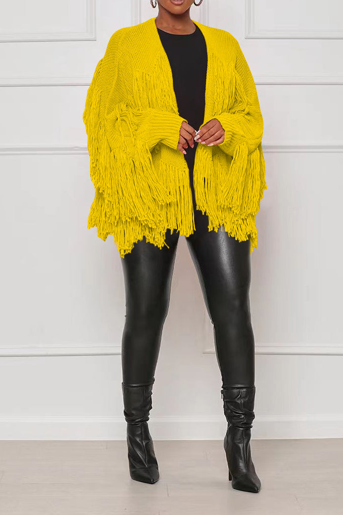 Short Fringe Sweater
