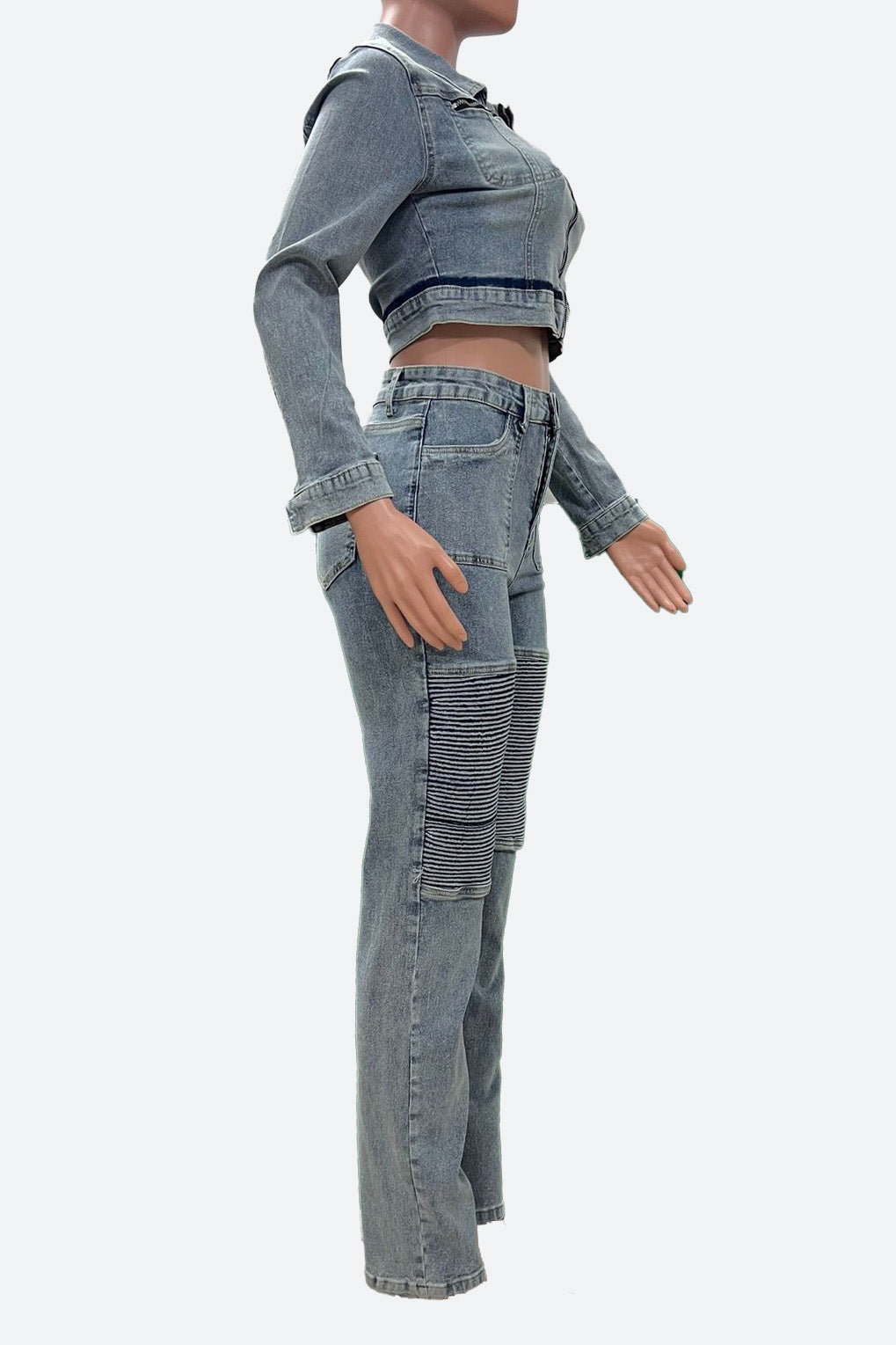 Denim Jacket & Pants Set