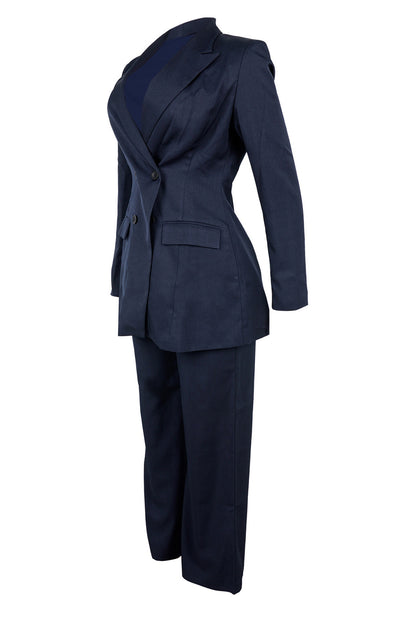 Blazer Lapel Collar & Pants Set