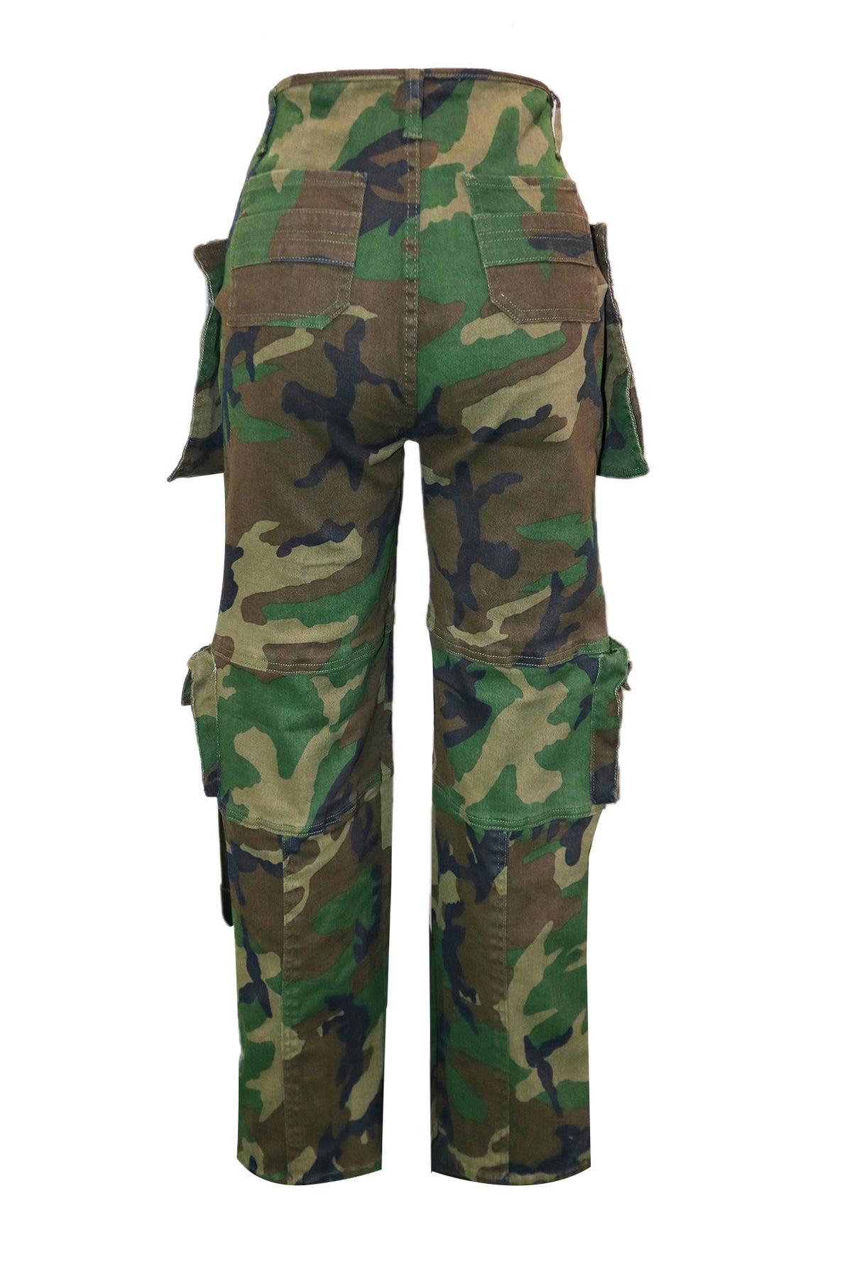 Camo Multi Pocket Cargo Pants