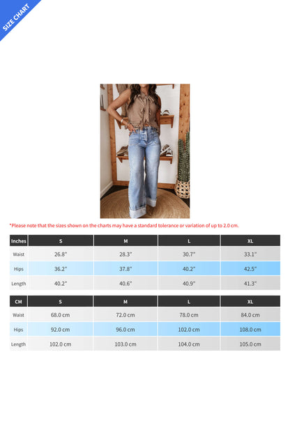 Washed Stretch Mid-Rise Straight Jeans