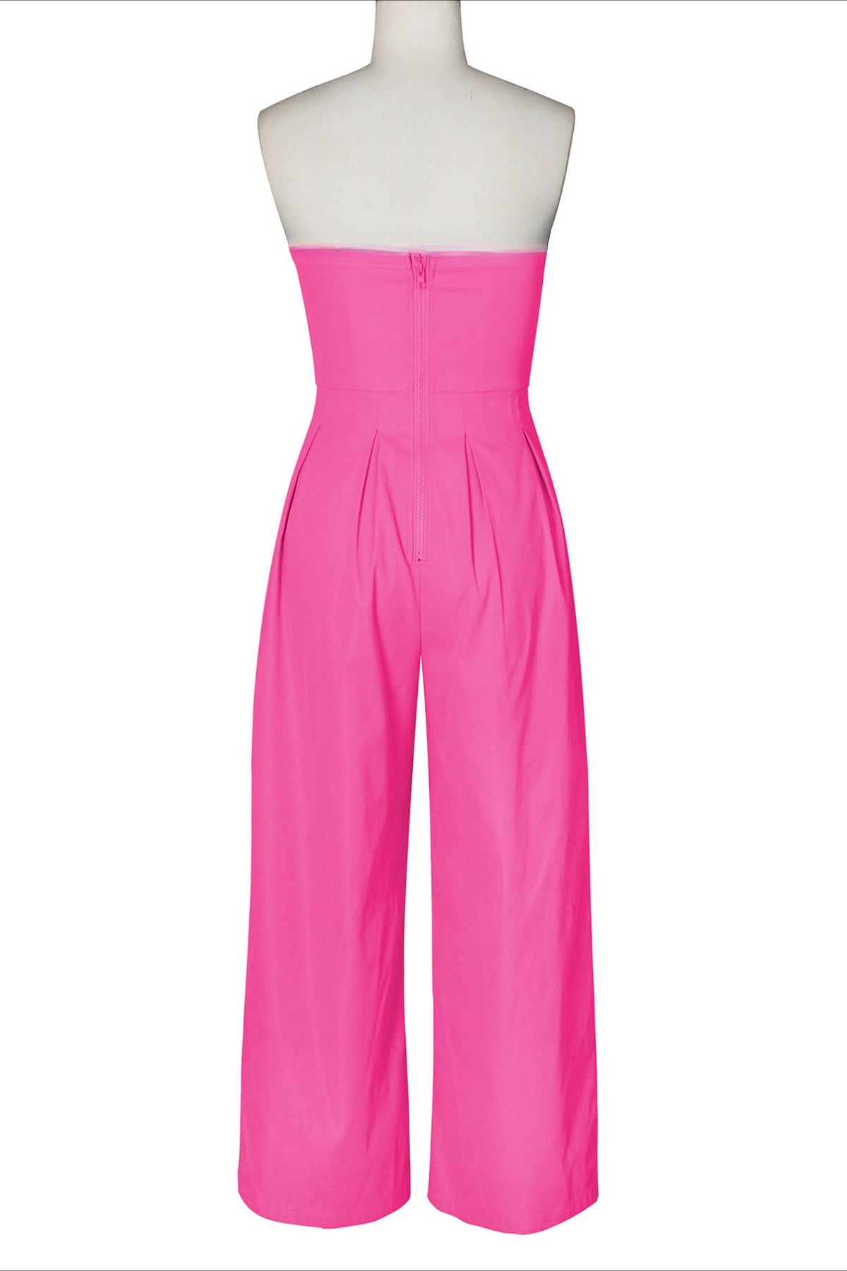 Strapless Wide-Leg Jumpsuit