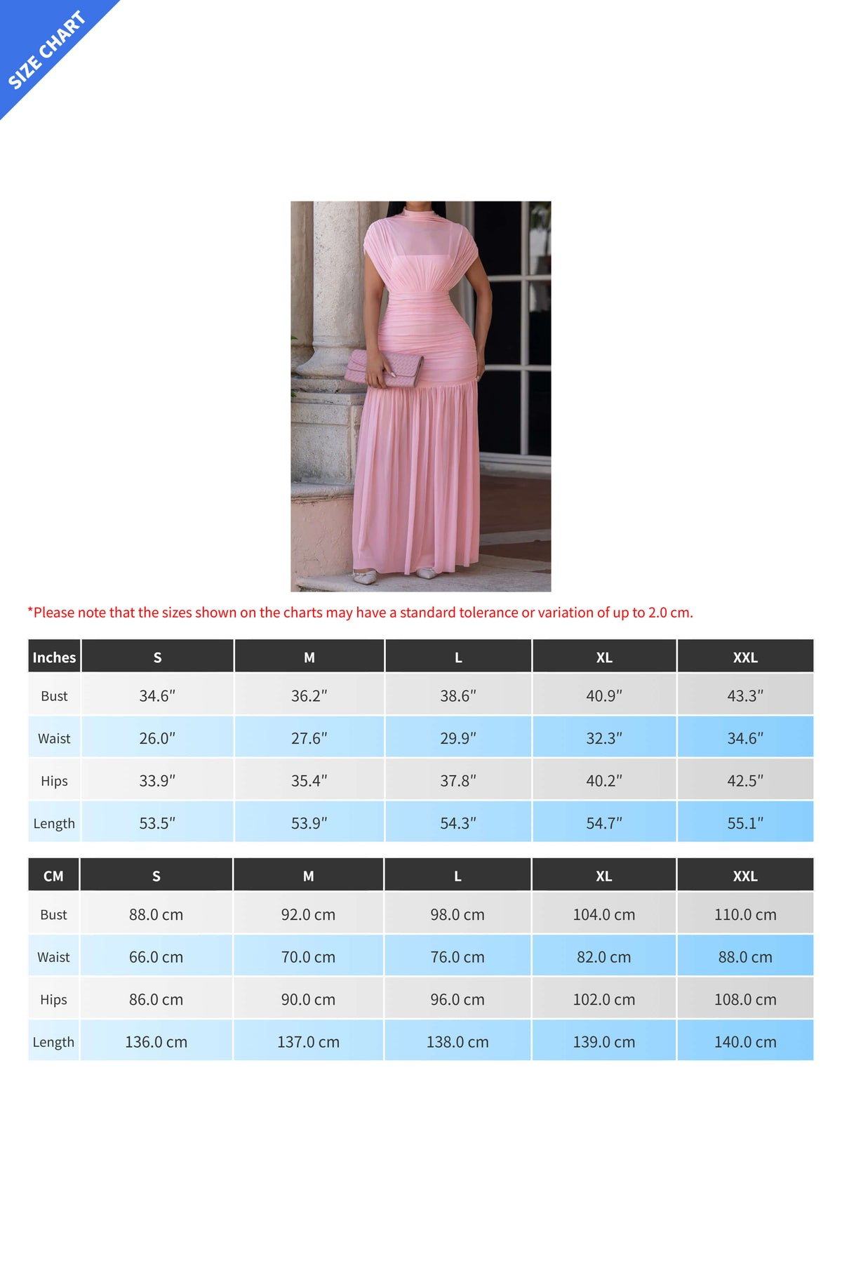 Ruched Mesh High Neck Maxi Dress