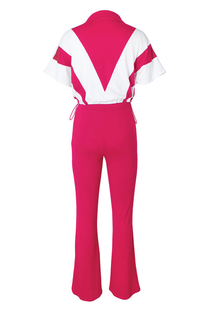 Elastic Waist Colorblock Sport 2-Piece Set