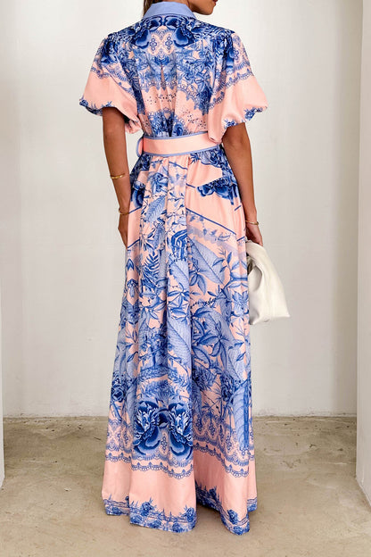 Tiered Ruffle Maxi Dress