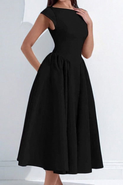 Elegant Sleeveless Backless Slim Fit Dress