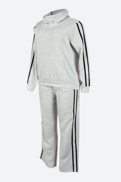 Side Stripe Sweatshirt & Pants Set