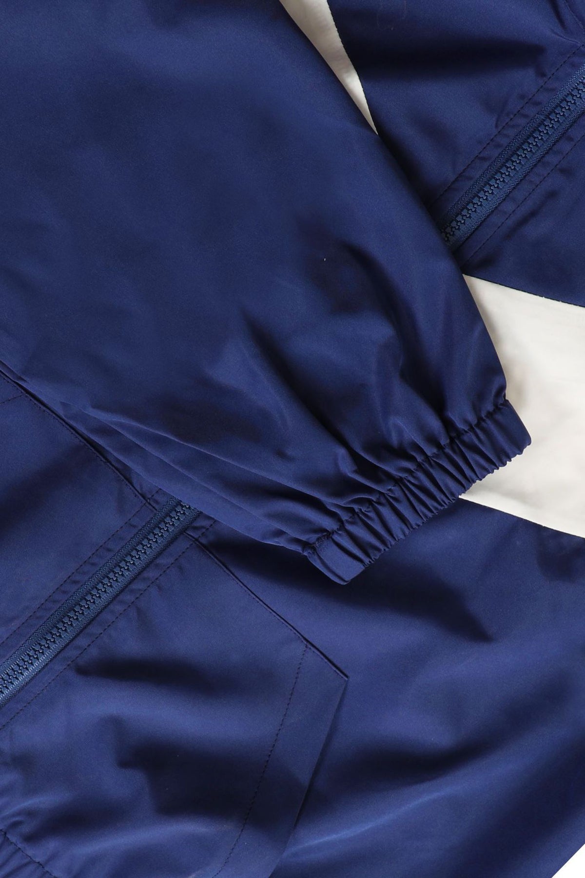 Colorblock Zip Jacket & Straight-Leg Pants Set