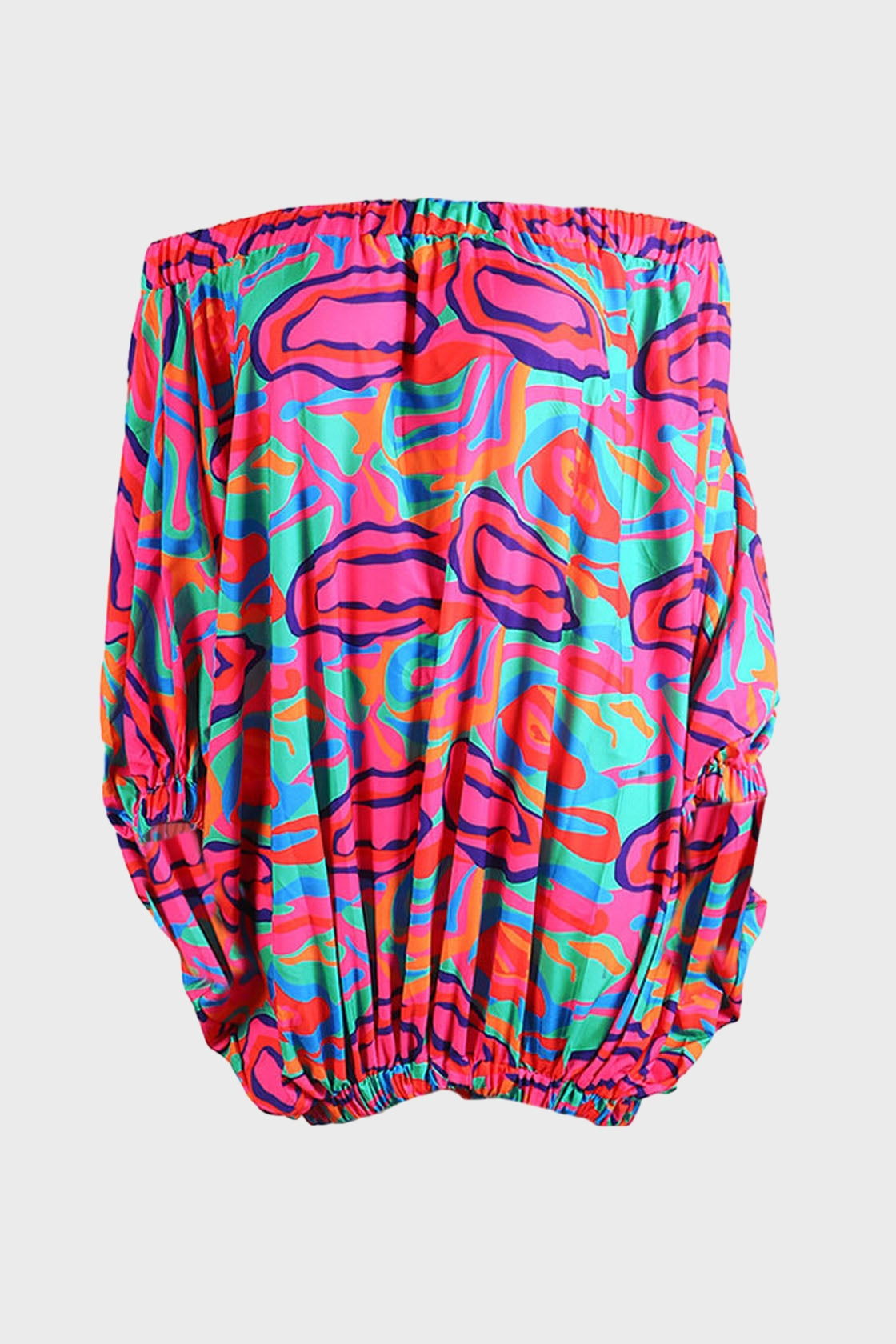Off The Shoulder- Bubble Mini Dress