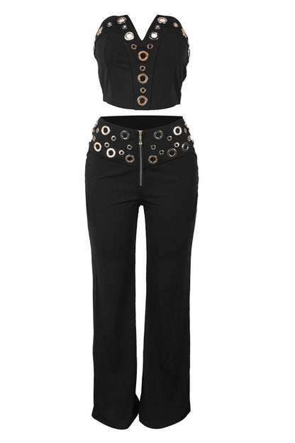 Hollow Out Patchwork 2 Piece Sets