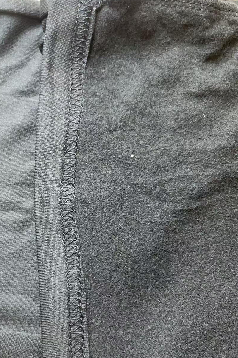 Sherpa Lined Foldover Waist Flare Pants Set