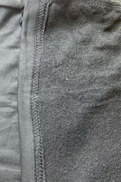 Sherpa Lined Foldover Waist Flare Pants Set