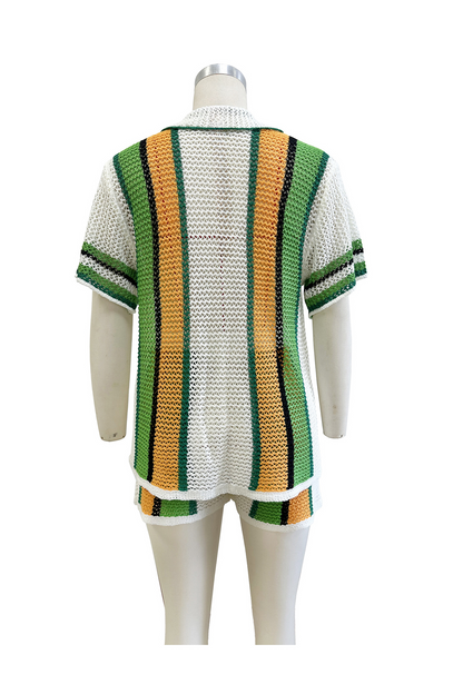 Knit 2 Piece Short set