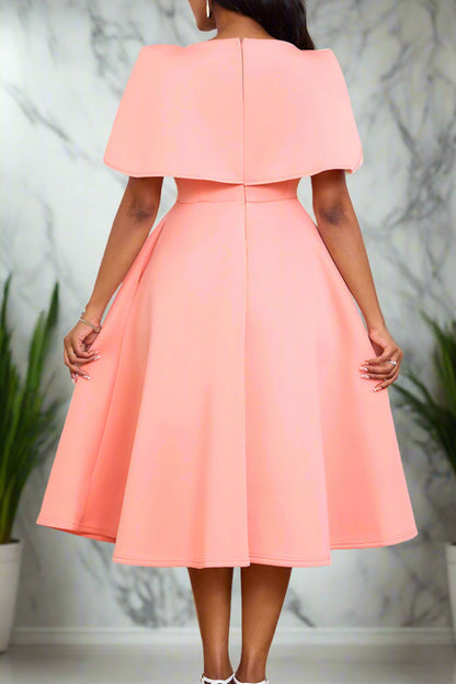 Fit-And-Flare Midi Dress
