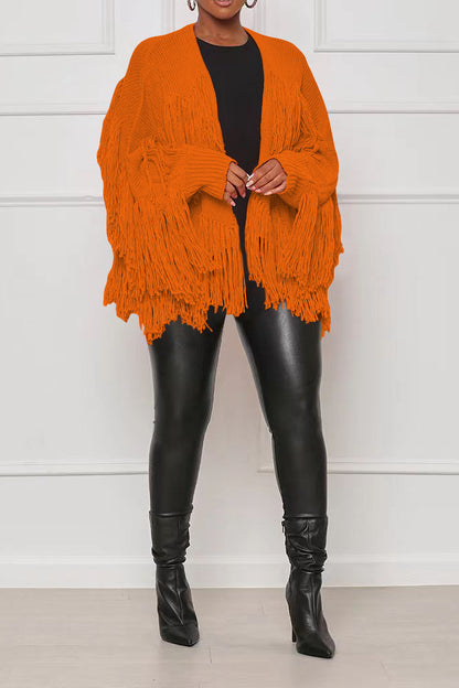 Short Fringe Sweater