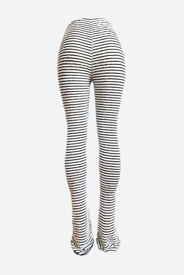 Striped Fuzzy Leggings