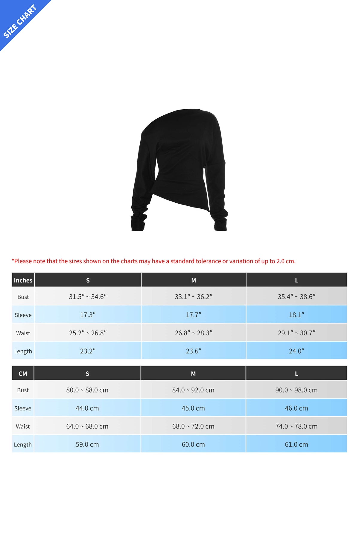 Asymmetrical Long Sleeve T-Shirt