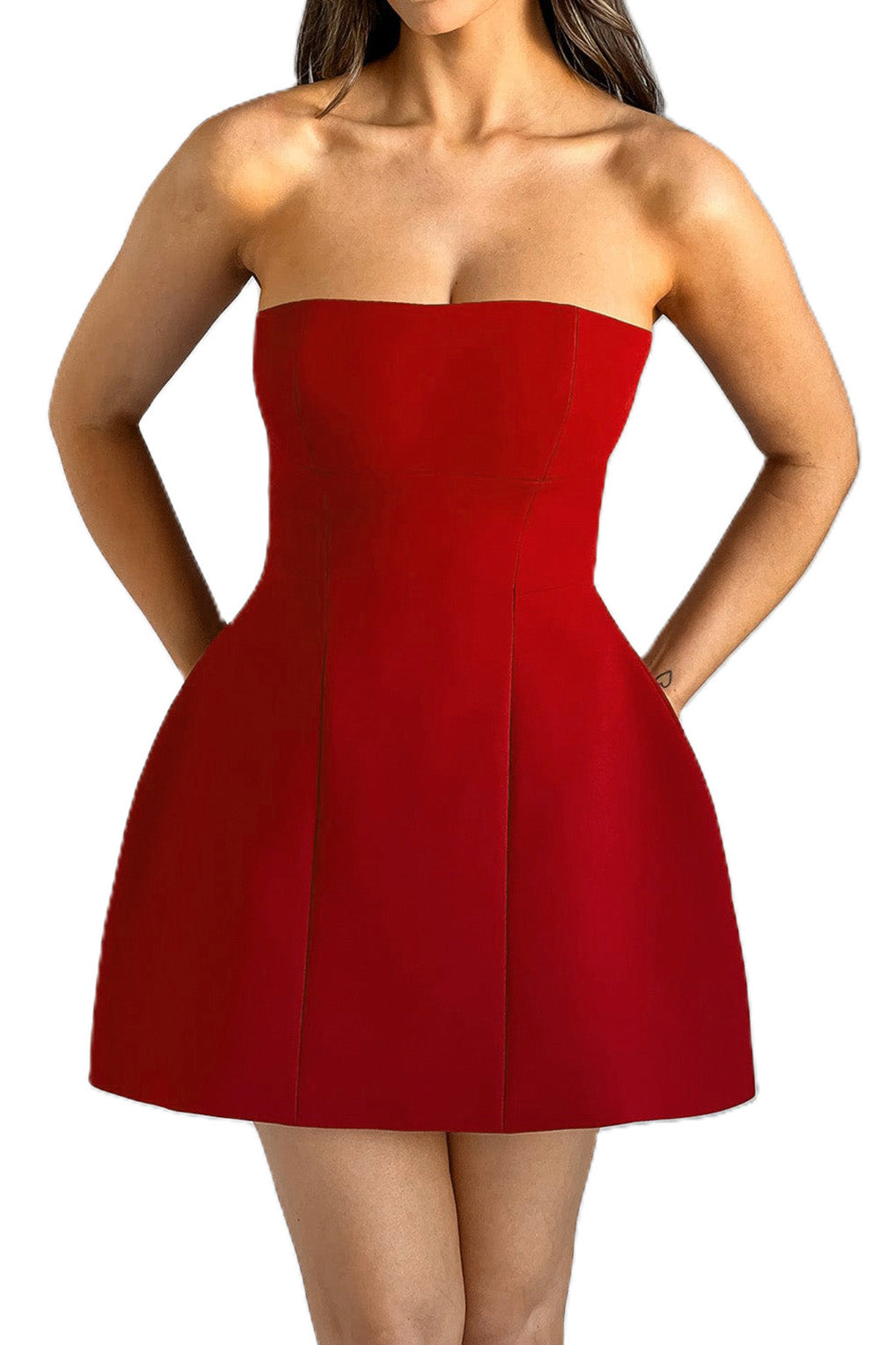 Strapless Mini Dress