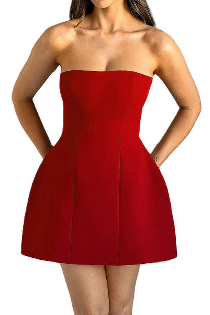 Strapless Mini Dress