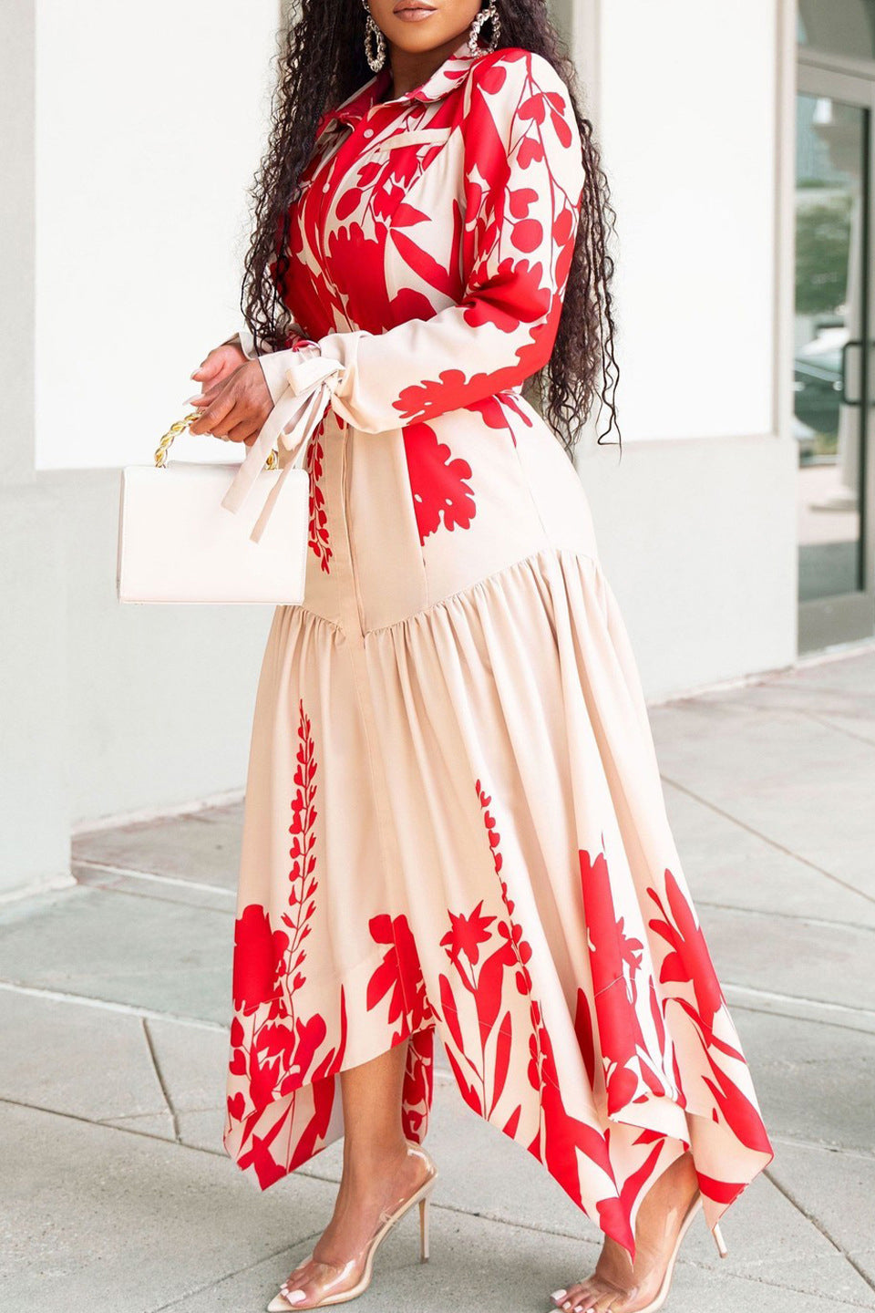 Floral Print Maxi Dress