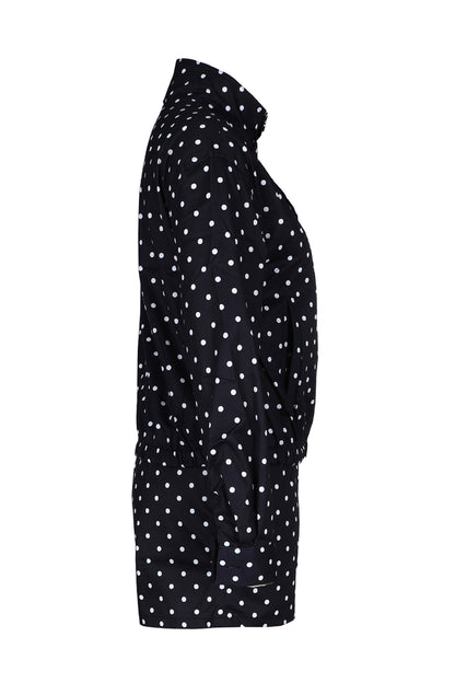 Polka Dot Zip-Up Jacket & Shorts Set