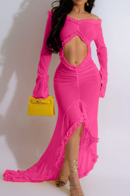 Maxi Ruffle Dress