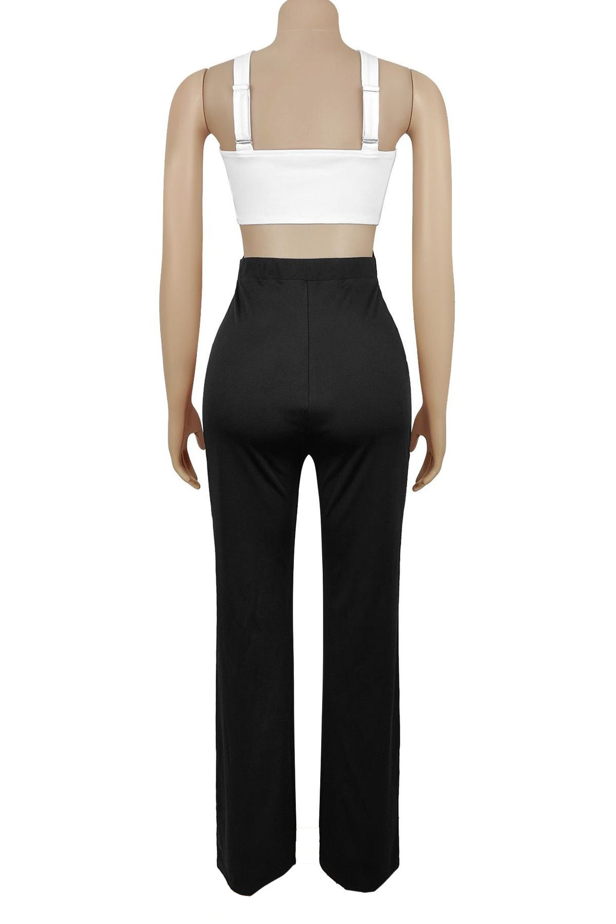 Crisscross Ribbon Cutout Jumpsuit