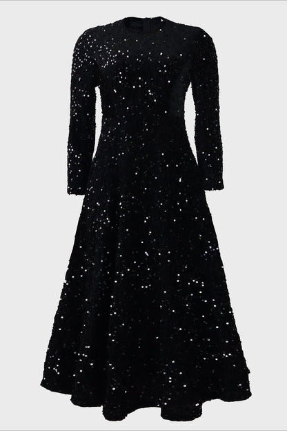 Sequin Long Sleeve Dresses