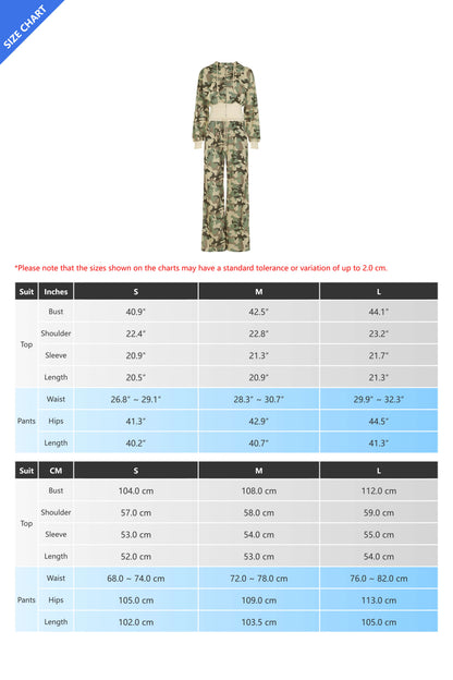 Hooded Bomber & Cargo Pants Sets