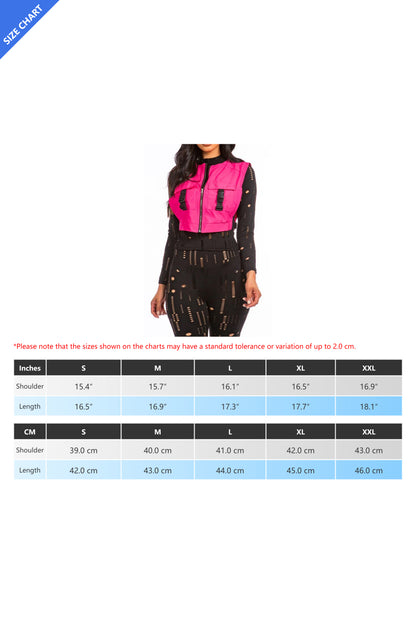 Cargo Zipper Vest Top