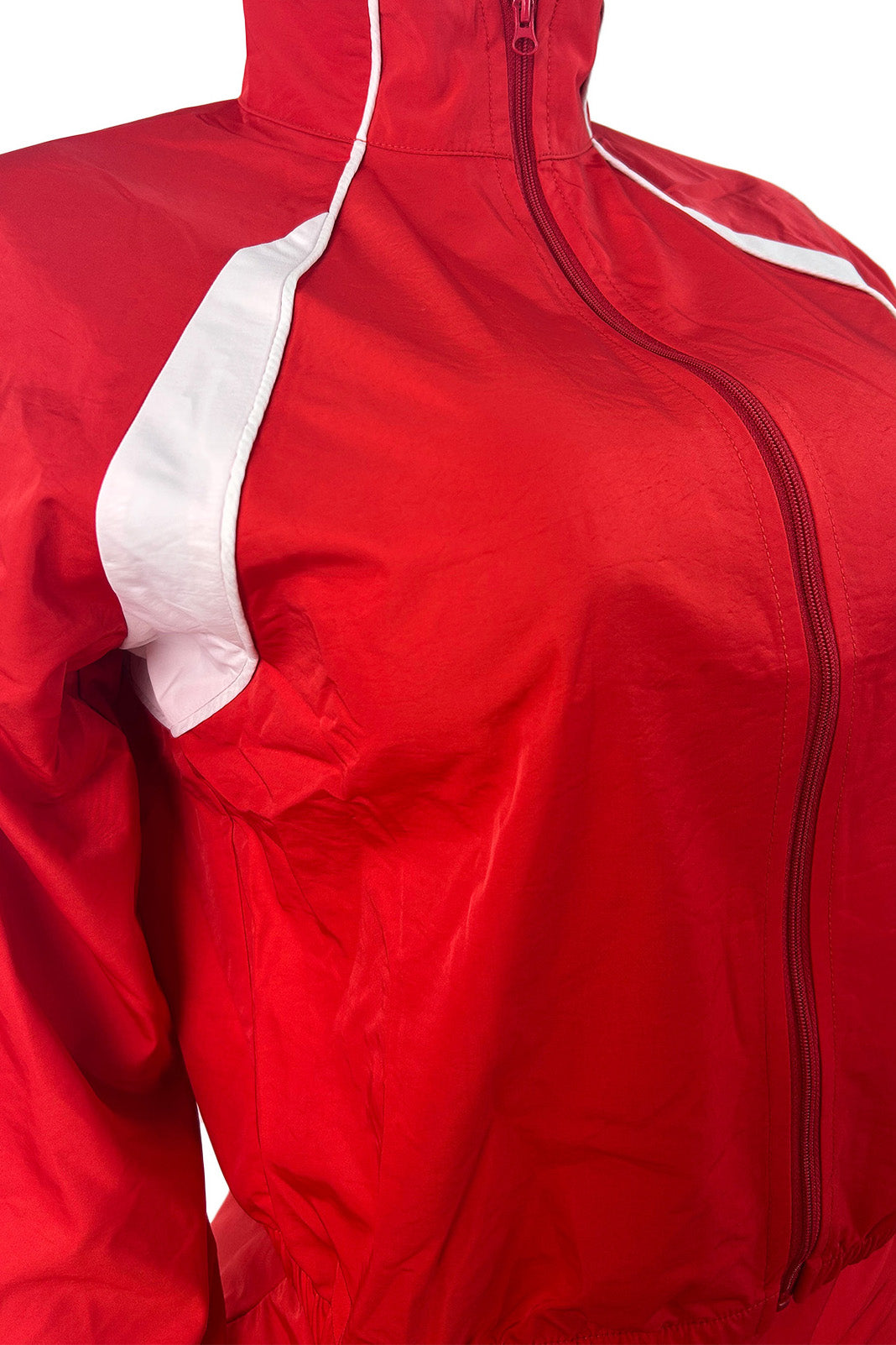 Contrast Panel Windbreaker & Skirt Set