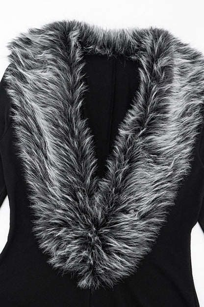 Soft Faux Fur Romper