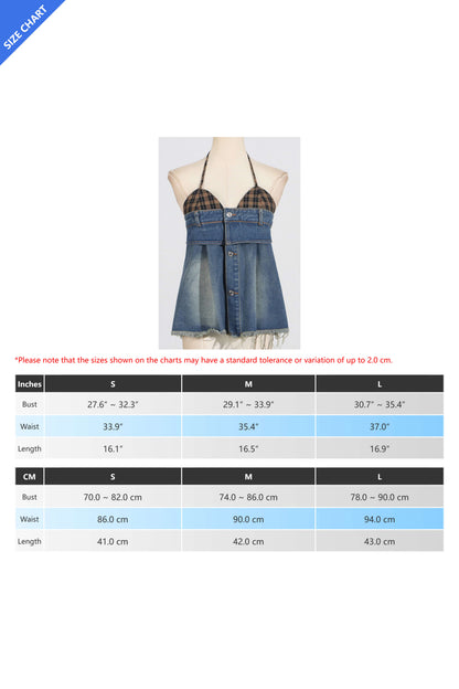 Cowgirl Denim Corset Top